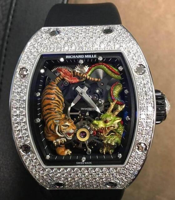 Review Richard Mille RM 51-01 Tourbillon Tiger Dragon Michelle Yeoh watch copy - Click Image to Close